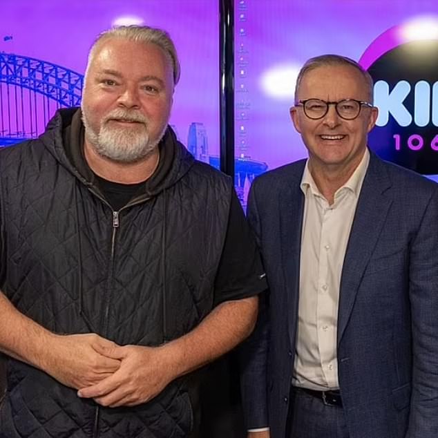 Kyle Sandilands dropped a revelation about his friendship with Anthony Albanese during The Kyle and Jackie O Show on Tuesday. Both shown