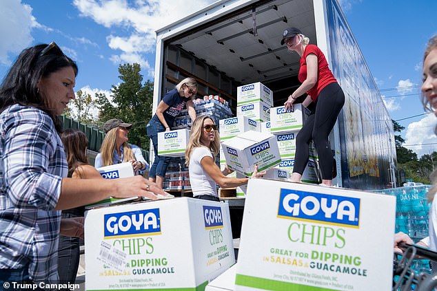 Lara Trump and Women for Trump are teaming up with Goya to provide relief to the victims of Hurricane Helene