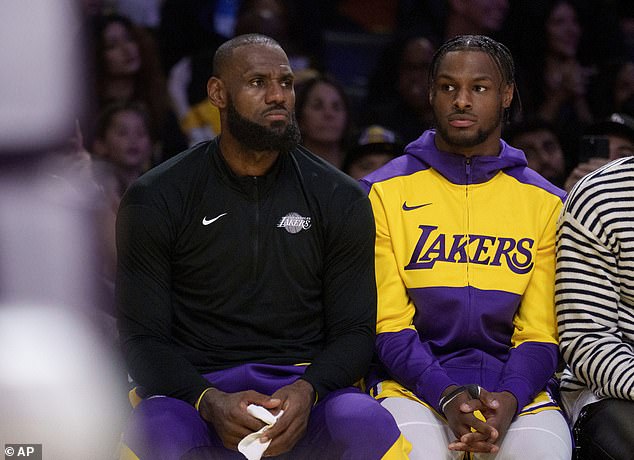 On the same day that LeBron and Bronny James made history in Los Angeles, the Lakers teammates were reportedly charged in connection with a 2022 traffic accident