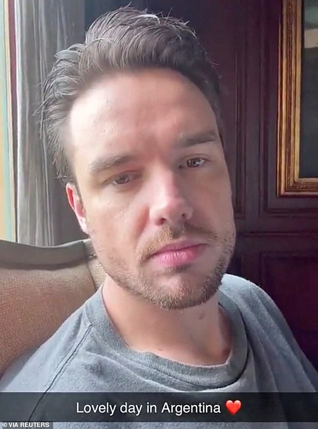 He said police arrived at his home minutes later and couldn't believe the One Direction star was there with them (Photo: Payne in Argentina, hours before his tragic death)