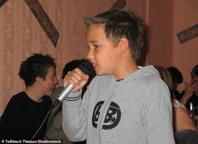 She said: 'He was my friend and that's why I'll have those memories for life, I'm humbled by the fact that I have him in my life' (Liam is pictured in a childhood photo)