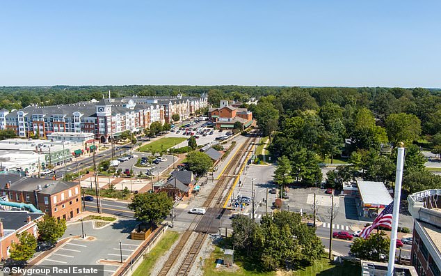 Officials in Montgomery County, Maryland, introduced a plan in June of this year to allow for denser housing in certain parts of the country. Here is an aerial view of Takoma Park