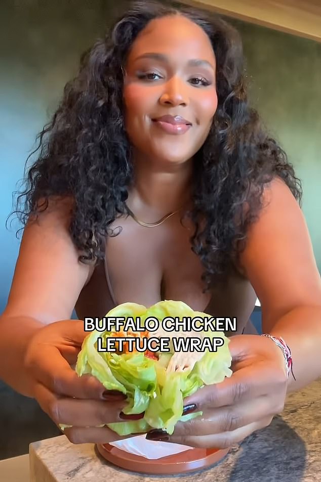 Lizzo revealed in a video on Thursday that she has ditched veganism in favor of an omnivorous high-protein diet