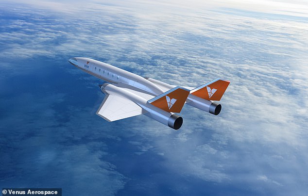 It will take off with traditional jet engines, but once it reaches high enough altitude it will switch to the VDR2 (concept image)