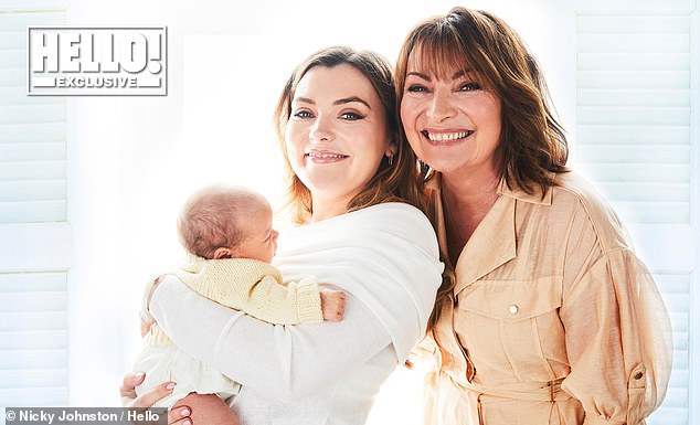 Lorraine Kelly, 64, was every inch the doting grandmother this week in a stunning photoshoot with newborn granddaughter Billie and daughter Rosie Smith, 30