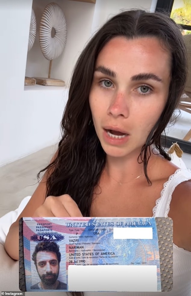 Love Island star Courtney Stubbs, 26, (pictured) begged her Instagram followers for help on Tuesday when she found a 'severely injured' man on the side of the road in Bali