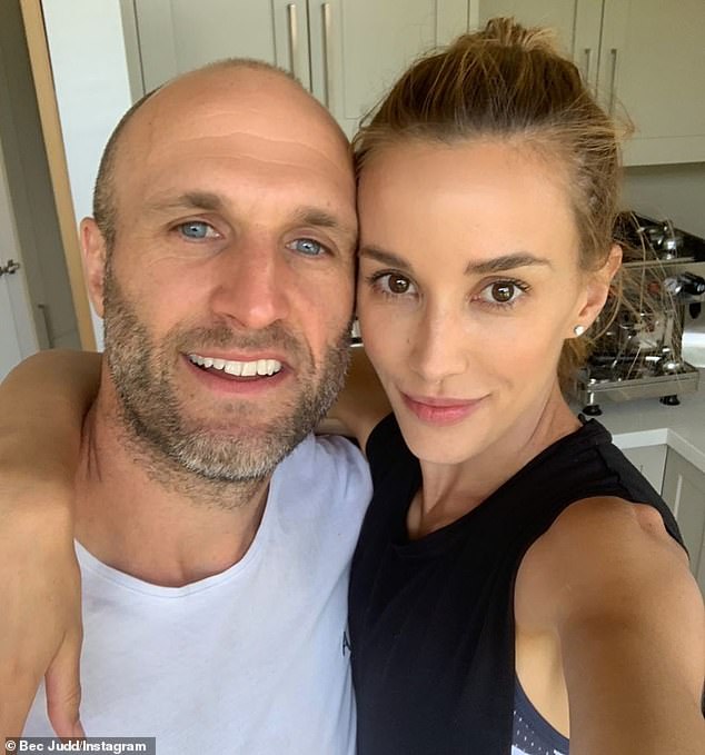 Rebecca Judd took to social media on Wednesday to show off her very spicy hidden talent in a breathtaking clip. Pictured with her AFL star husband Chris