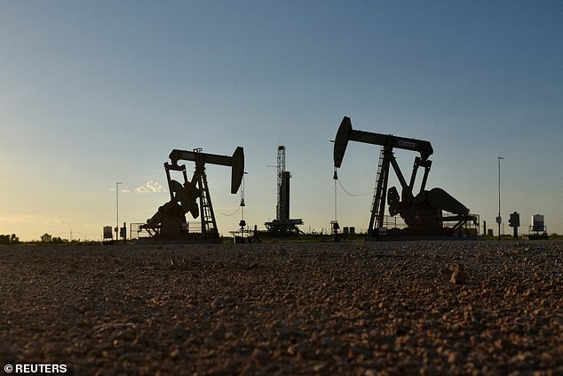 London-listed energy shares pushed oil prices lower on Monday