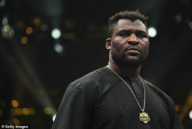 Francis Ngannou (pictured) has opened the door for a possible crossover fight against Daniel Dubois