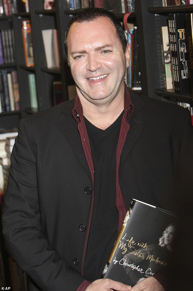 Ciccone had already spoken openly about his problems with dealing with his brother or sister in his 2008 memoir Life with My Sister Madonna. Pictured in LA in 2008