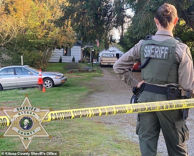 Officers found both victims in their Poulsbo home with their throats slit and in a pool of blood