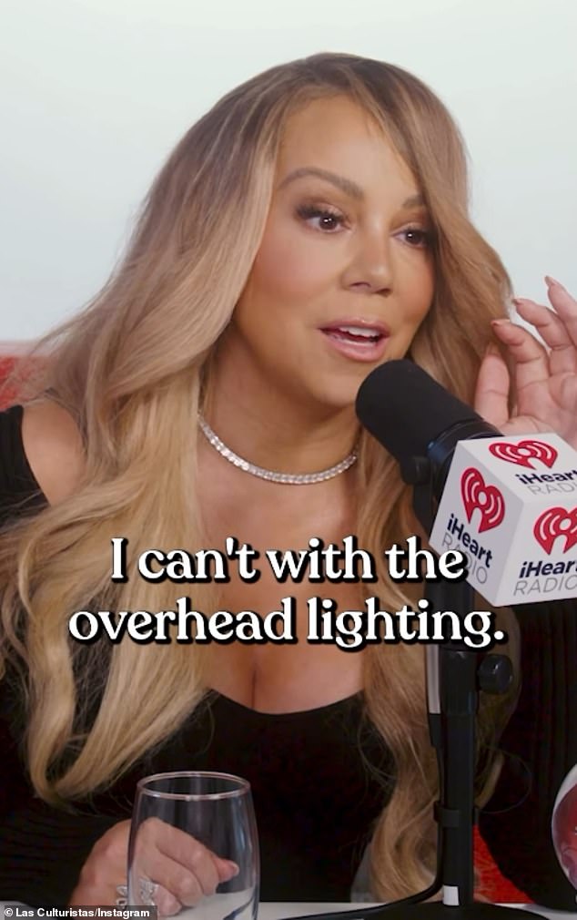 Mariah Carey delivered an incredible and hilarious rant about ceiling lights.