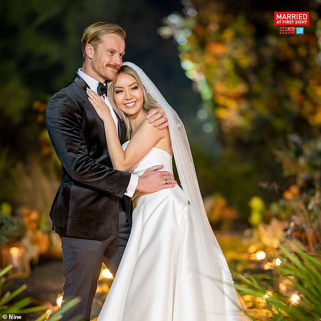 Married At First Sight's Selina Chhaur opens up about the dark side of fame after appearing on the show in 2022. Pictured with TV groom Cody Bromley