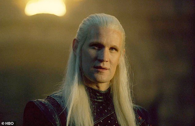 The actor, 41, stars in the Game Of Thrones prequel series as Daemon Targaryen, but revealed he hasn't seen any scripts yet, nor heard anything about where the story will go in season three (pictured in the show)