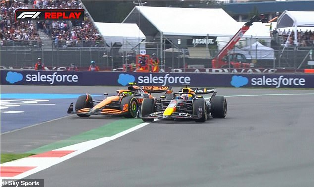 The Dutchman collided with rival Lando Norris during the Mexican Grand Prix and received two 10-second time penalties