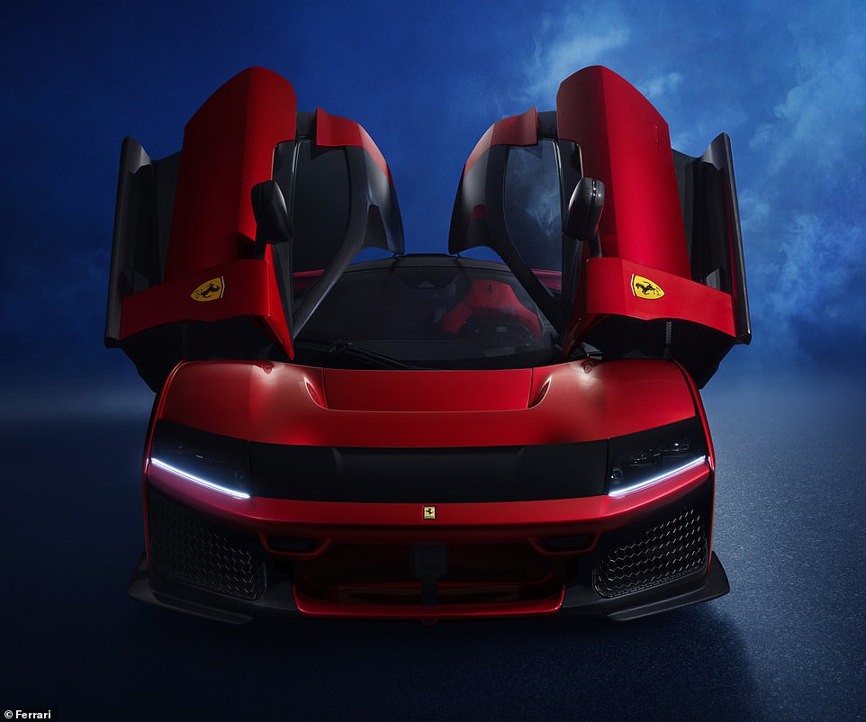 Ferrari or transformer? The F80 comes with striking butterfly doors