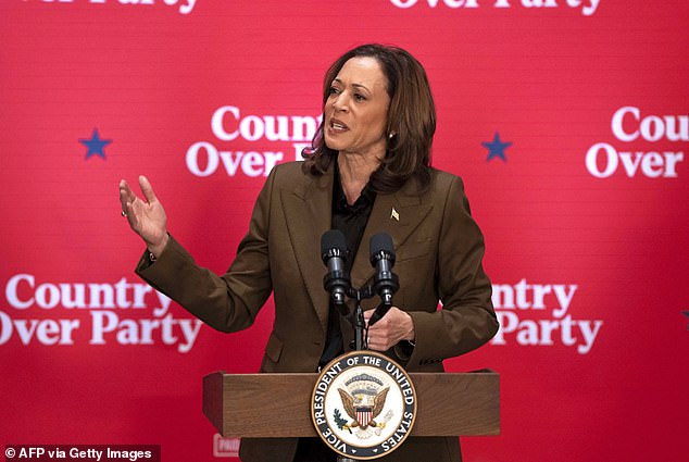 Kamala Harris claimed that the late Republican Senator John McCain of Arizona praised her when they worked together on a Senate committee