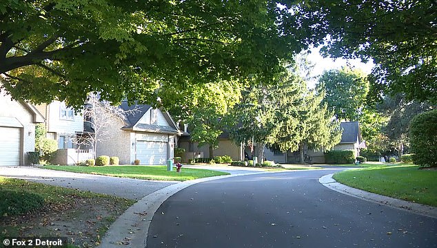 A street in Farmington Hills littered with anti-Semitic messages