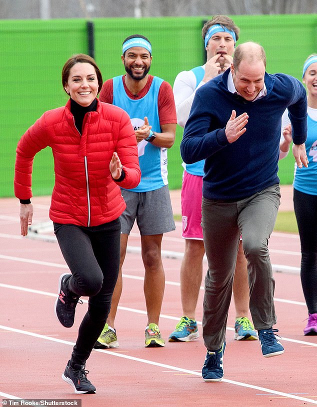 Mike gave an insight into the Princess of Wales's favorite sport, adding that she 'loves running' (pictured in 2017)