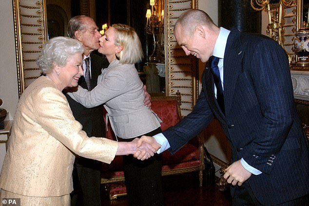 Mike Tindall has revealed what the British royal family looks like in private – and why it's 'nothing like Downton Abbey'. Mike and Zara are pictured greeting the late Queen and Prince Philip in 2006