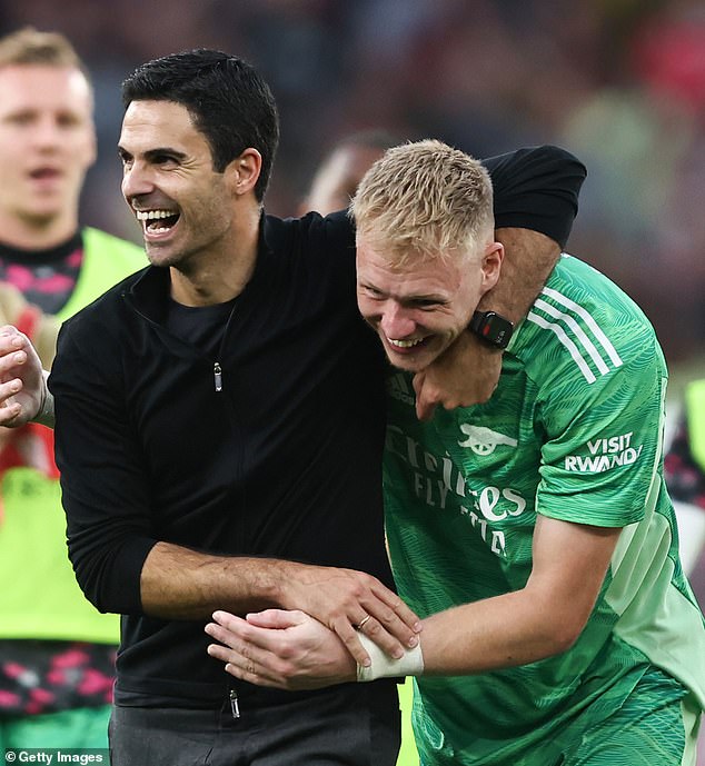 Mikel Arteta suggested he would try to confuse his former goalkeeper Aaron Ramsdale at set pieces