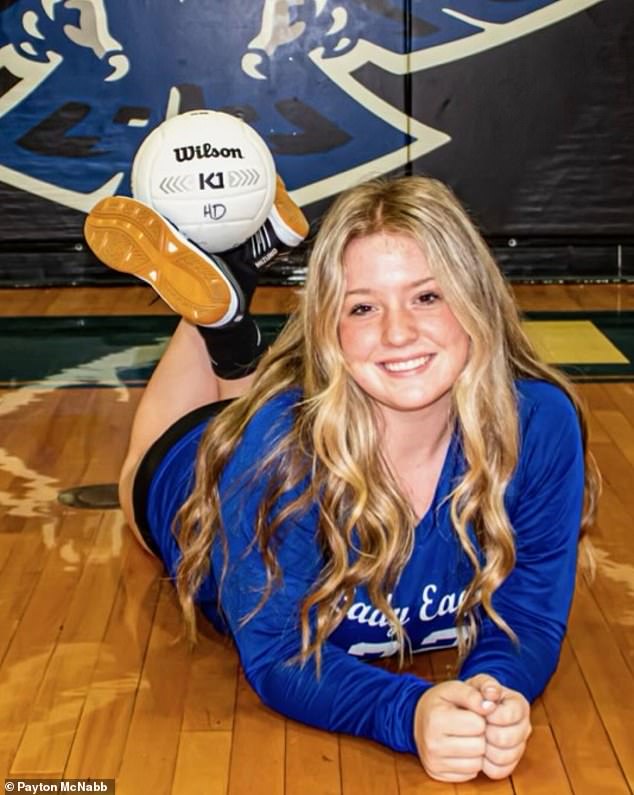 Payton McNabb, a female high school volleyball player, has also spoken out about the risks transgender athletes pose to women and girls