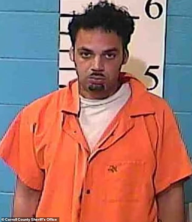 Randy Donovan Taylor, 35, of Columbus, South Carolina, was taken into custody Tuesday after he and the 12-year-old were found naked in his semi-truck at the 35/55 truck stop in Vaiden, Mississippi.