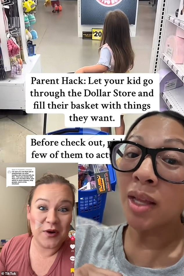 A mum is being criticized for her parenting hack, with many people accusing her of abusing shop workers