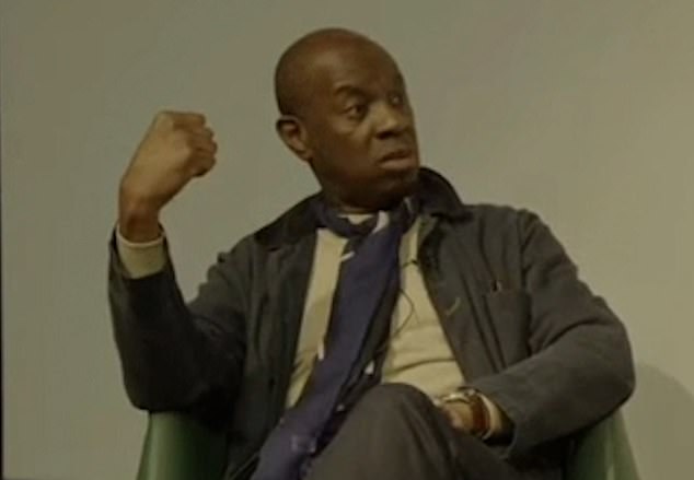 Moment BBC star Clive Myrie calls pro-Palestinian protestor a 'f***ing idiot' - as he is branded a 'Zionist' for outburst