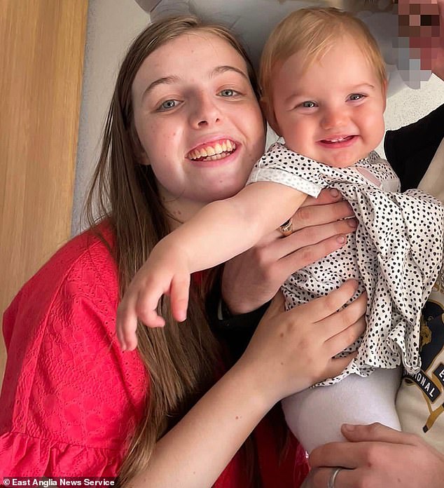 Chelsea Gleason-Mitchell, 24, was seen pushing the battered body of two-year-old Isabella Wheildon in a buggy with partner Scott Jeff for three days after the little girl's death