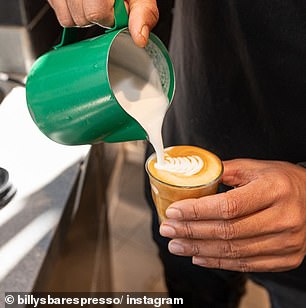 The celebrity chef named Billy's Bar Espresso in Maroubra as the place for the best coffee in Sydney