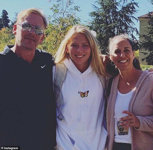 Katie Meyer's parents Steve (left) and Gina (right) have criticized Stanford University