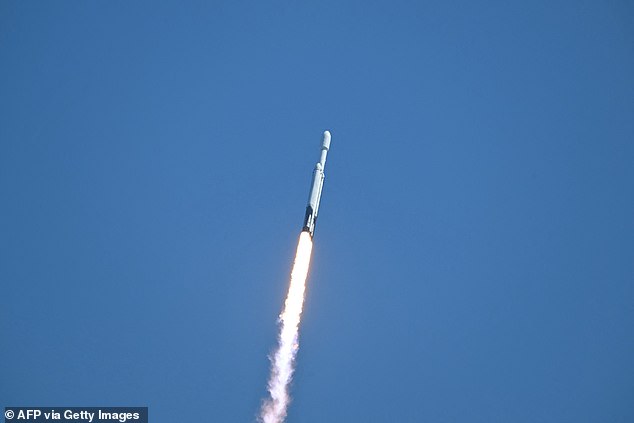 The Clipper spacecraft took off from the Kennedy Space Center in Florida at 12:06 PM ET, ensconced on a SpaceX Falcon 9 rocket