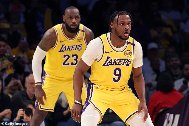 NBA fans were largely divided after seeing LeBron James make history by playing alongside his eldest, Bronny, becoming the first father-son duo in NBA history