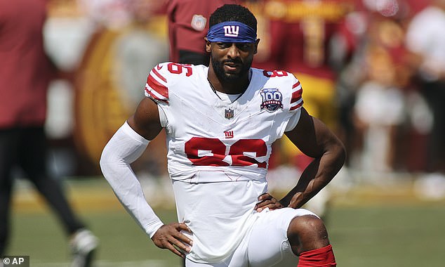 Giants receiver Darius Slayton isn't impressed with NFL officials this season