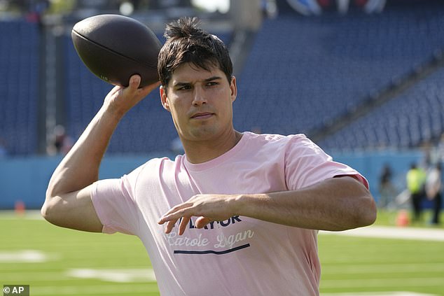 Mason Rudolph will replace Will Levis at quarterback for the Tennessee Titans this weekend