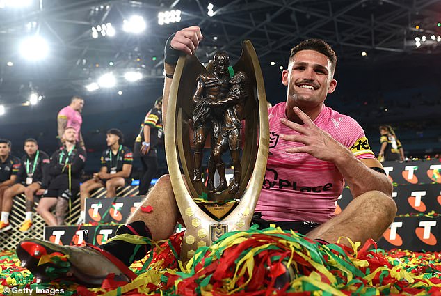 Nathan Cleary (pictured) has confirmed he will require immediate surgery on his shoulder in the coming days, ruling him out of the Pacific Championship Tests