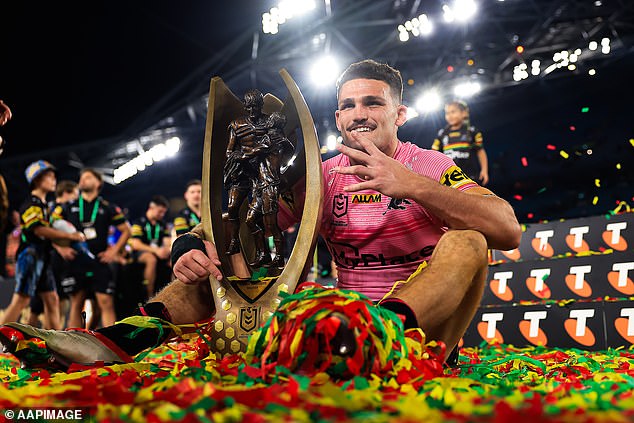 Penrith star Nathan Cleary has hit back at claims about his side's reputation as one of the best Aussie rugby league teams of all time