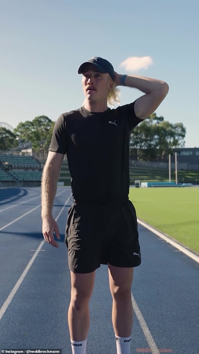 Australian cult hero Nedd Brockmann (pictured) completed his monumental 1,609km run in just over 12 and a half days, raising over $2.1 million