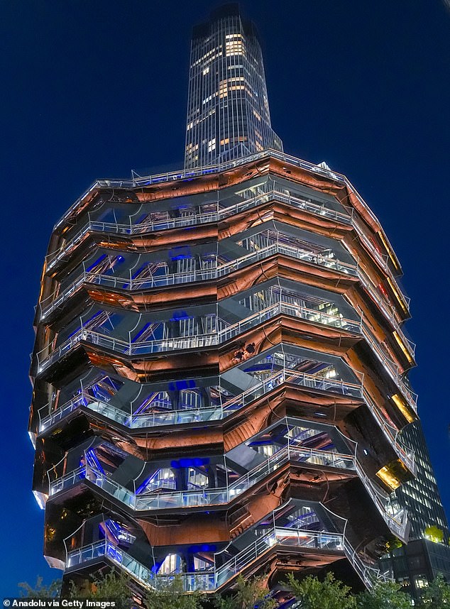 The Ship, the honeycomb-shaped vertical sculpture and sightseeing platform at Hudson Yards in New York City, has reopened with additional safety features and has been closed since 2021