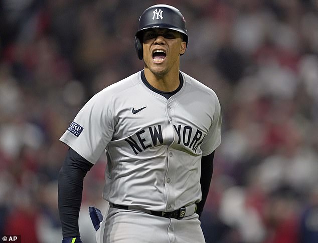 Yankees RF Juan Soto hit the home run that sent them to their first World Series in 15 years