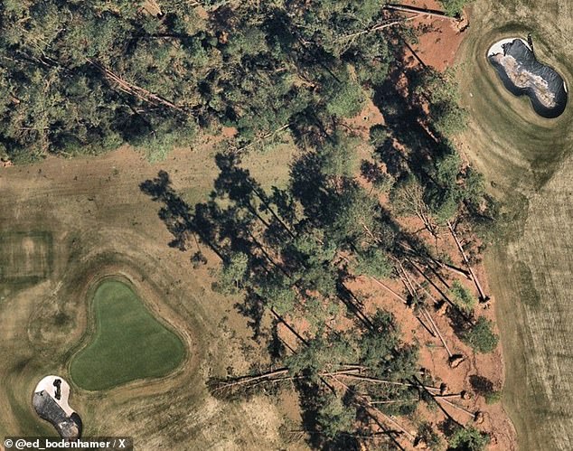 Shocking new drone footage has exposed the devastating destruction of Augusta National