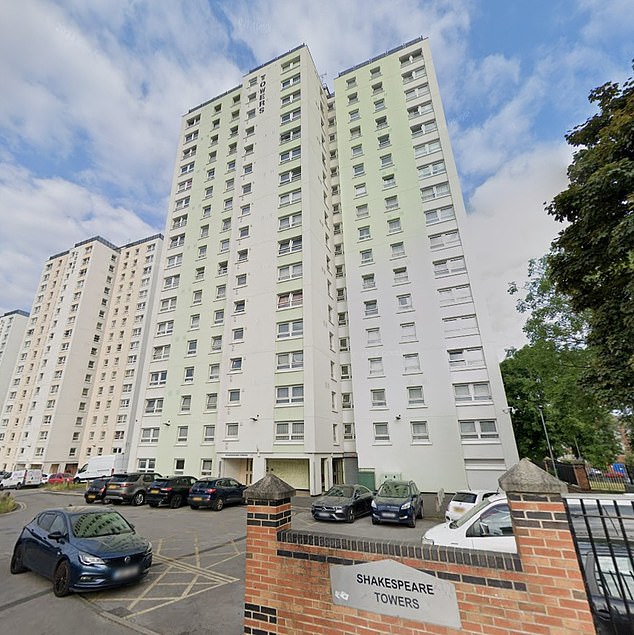 A newborn baby is fighting for his life today after a heavily pregnant woman plunged to her death from Shakespeare Towers in Burmantofts, Leeds.