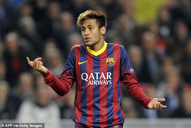 Neymar was linked with a shock return to former club Barcelona over the summer