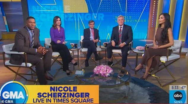 The singer appeared on Good Morning American in NYC on Friday