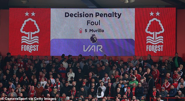 Forest were reportedly offended that Fulham were awarded the winning penalty