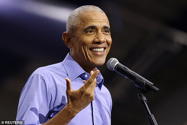 Social media has criticized former President Barack Obama's crude joke against President Donald Trump during his first solo outing on the campaign trail in support of Vice President Kamala Harris