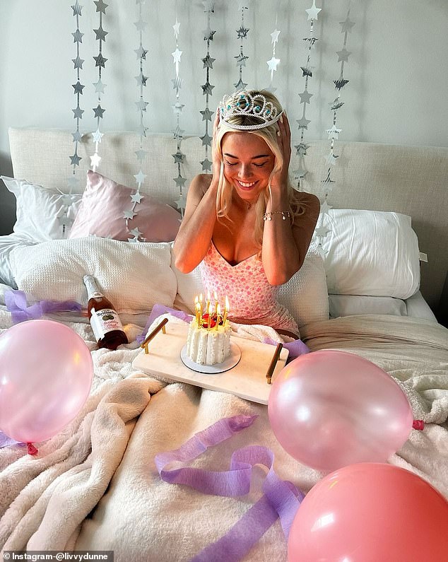 Olivia Dunne posted several photos on her Instagram page in honor of her 22nd birthday