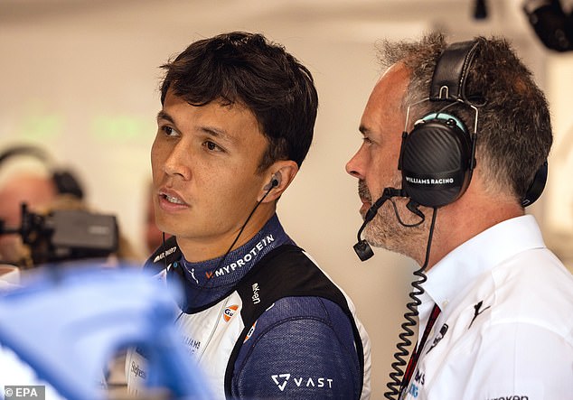 Williams team boss James Vowles said Albon lost the car at the apex of the corner