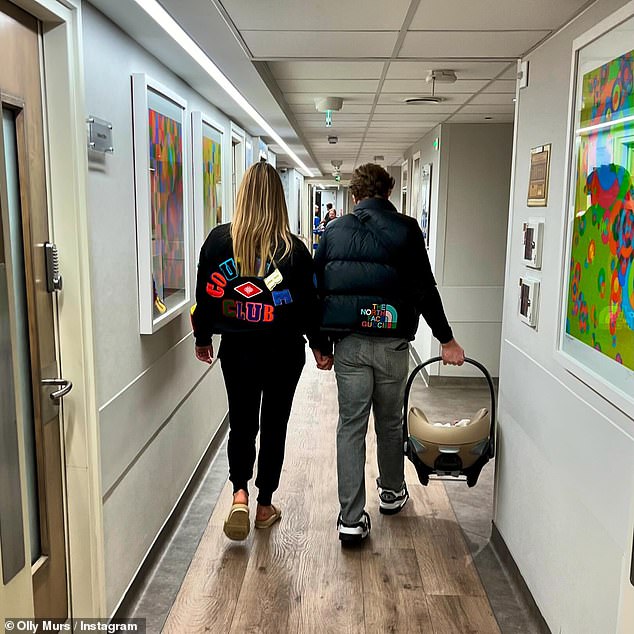 Olly and the bodybuilder, 31, who married in July last year, announced the arrival of their daughter, Maddison, in April